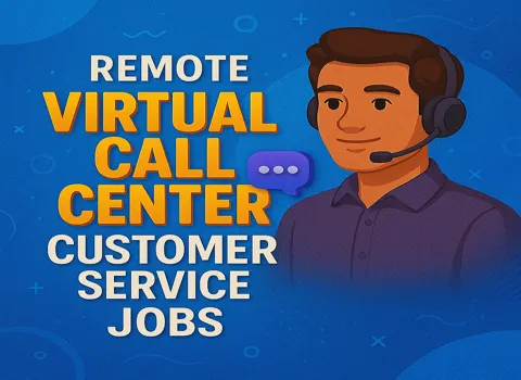 Remote Virtual Call Center Customer Service Agent