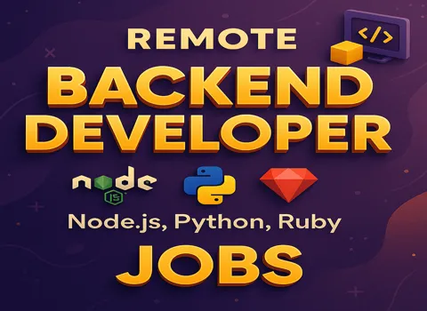 Remote Backend Developer (Node.js, Python, Ruby)
