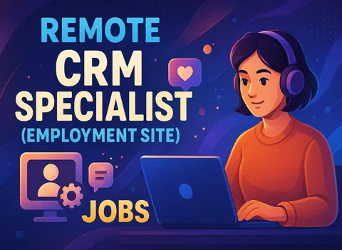 Remote CRM Specialist (Employment Site)