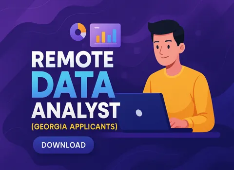 Remote Data Analyst (Georgia Applicants)