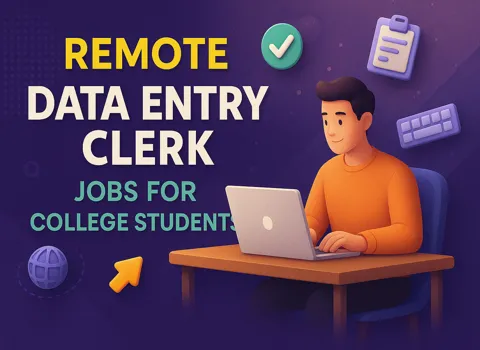 Remote Data Entry Clerk Jobs For College Students