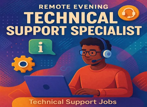 Remote Evening Technical Support Specialist