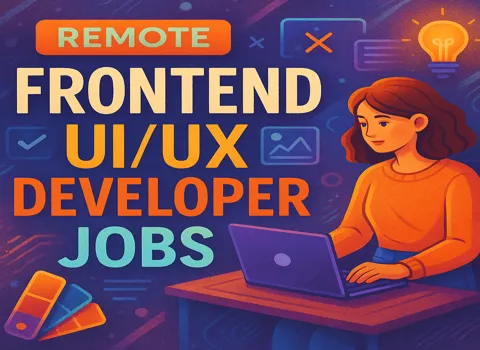 Remote Frontend UI/UX Developer