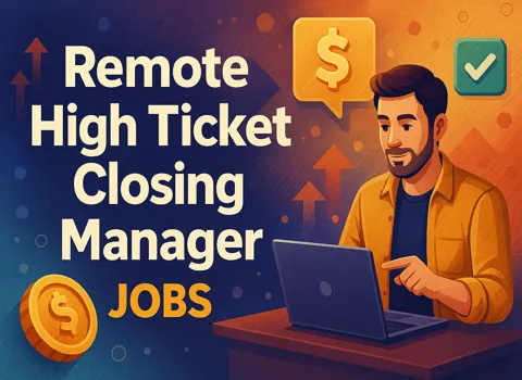 Remote High Ticket Closing Manager