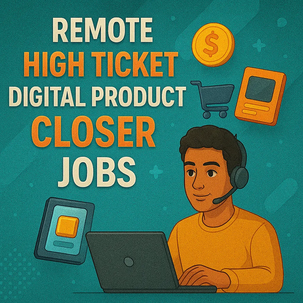 Remote High Ticket Digital Product Closer