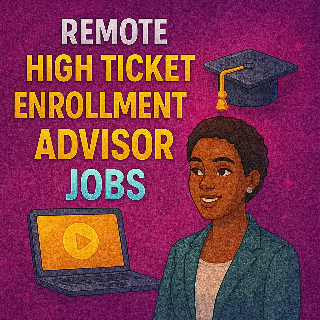 Remote High Ticket Enrollment Advisor