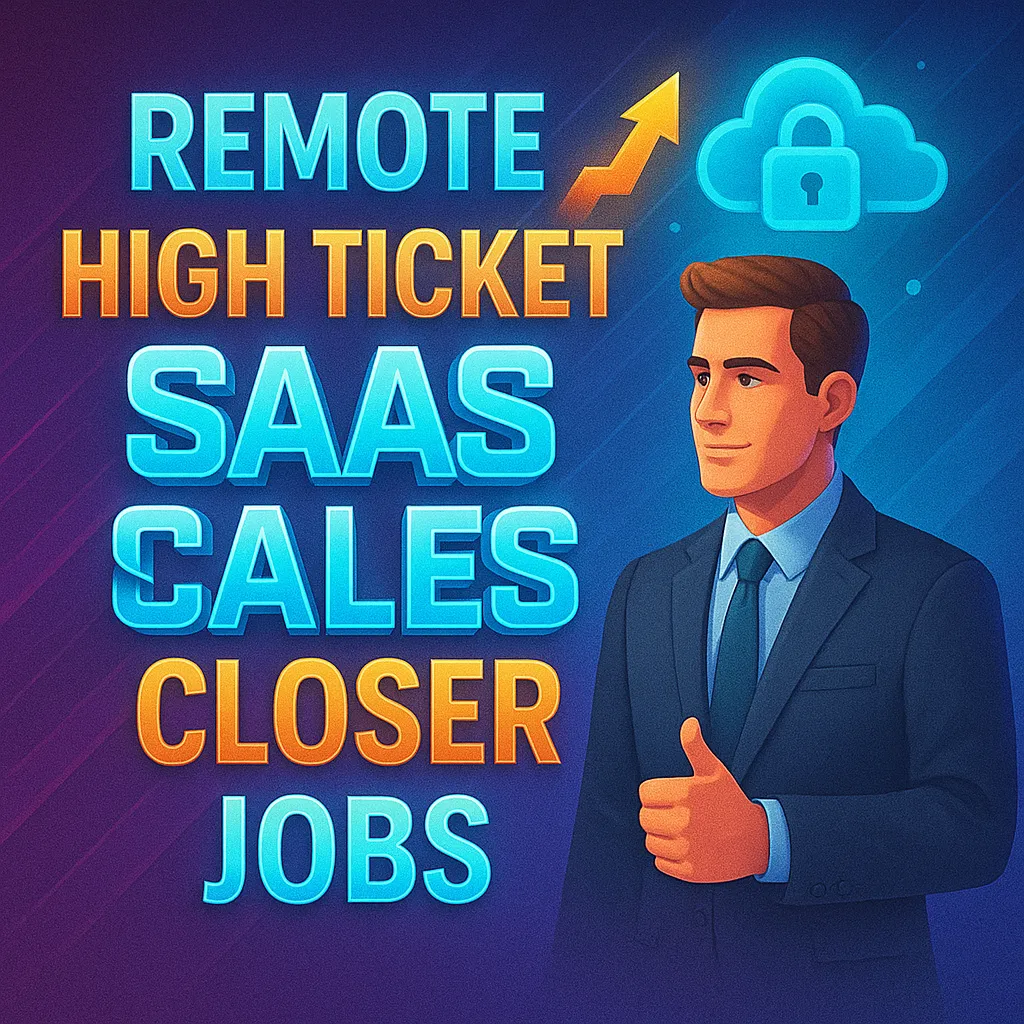 Remote High Ticket SaaS Sales Closer