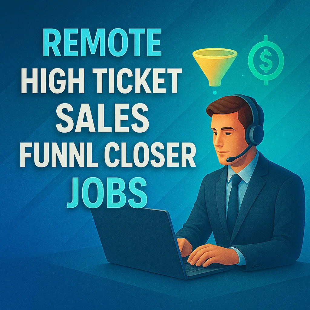 Remote High Ticket Sales Funnel Closer