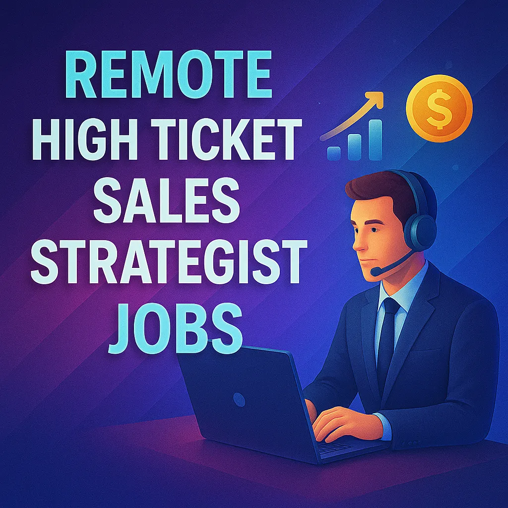 Remote High Ticket Sales Strategist