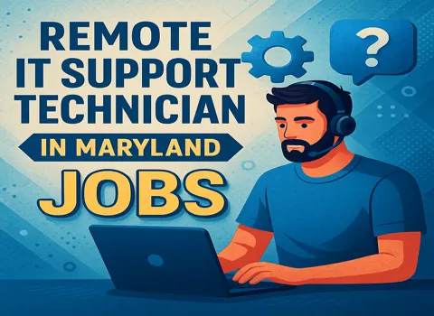 Remote IT Support Technician In Maryland