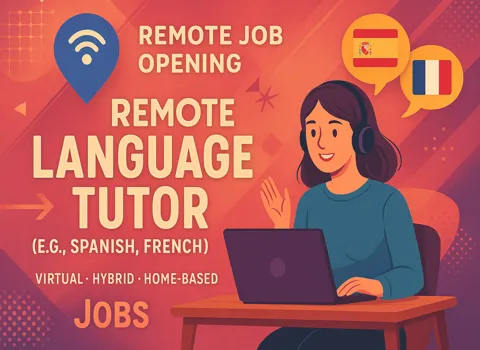 Remote Language Tutor (e.g., Spanish, French)