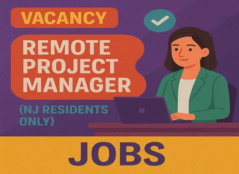 Remote Project Manager (NJ Residents Only)