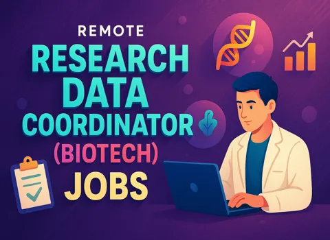 Remote Research Data Coordinator (Biotech)