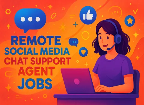 Remote Social Media Chat Support Agent