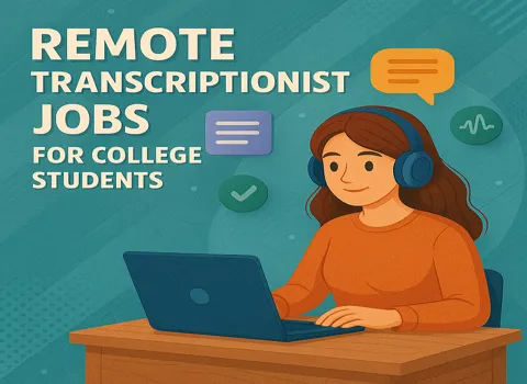 Remote Transcriptionist Jobs For College Students