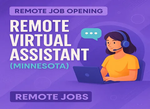 Remote Virtual Assistant (Minnesota)