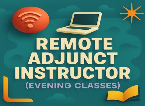 Remote Adjunct Instructor (Evening Classes)