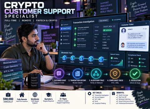 Crypto Exchange Customer Support Work From Home