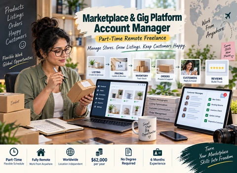 Fiverr Freelance Account Manager Work From Home