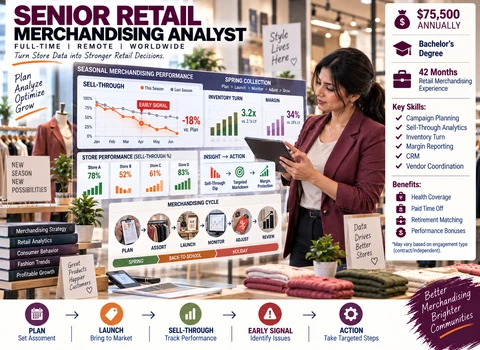 Remote Senior Retail Merchandising Analyst
